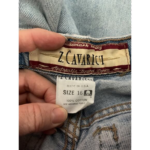 Vintage Z. CAVARICCI Girls Size 16 Denim Shorts 90’s - Picture 3 of 8